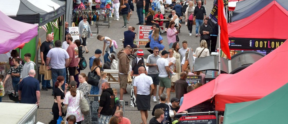 Thousands get into festival spirit at Lunch Fest hosted by Marshalls Yard 