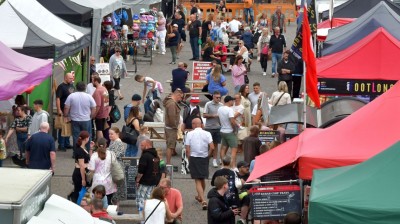 Thousands get into festival spirit at Lunch Fest hosted by Marshalls Yard 